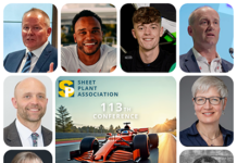 Sheet Plant Association gears up for Silverstone conference Collage of speakers at sheet plant conference