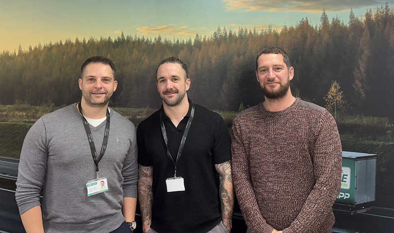 James Goode, Marc Williams and Elliott Burnett