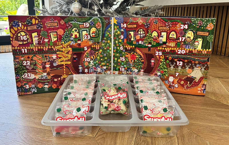 Thermoformed pack advent calendar
