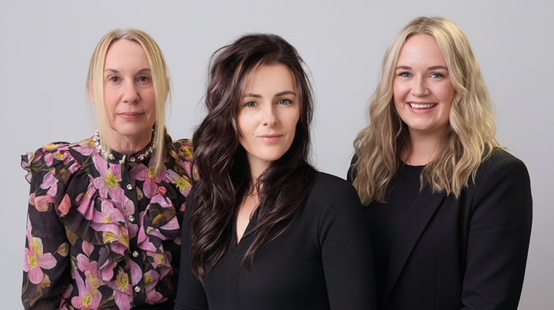 Zoe Gardner, Fern Timmins, and Faye Blunkett from i2r Solutions