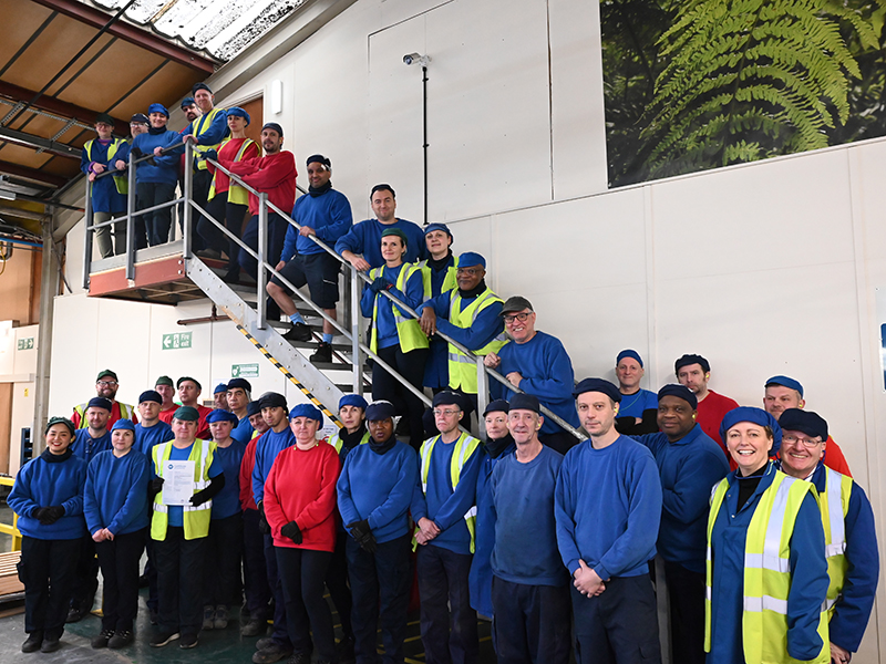Colpac packaging team in factory