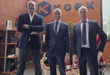 L-R: Luis Astorqui (KOEX); Brian O'Sullivan (Zeus); and Sebastian Perez (KOEX)