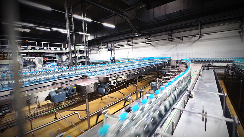 Bottling production line