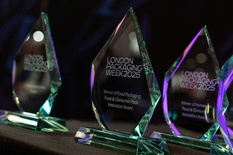 Trophy for London Packaging Week Innovation Awards