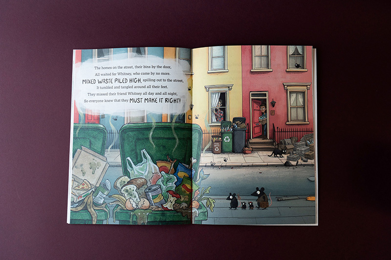 Book with paper produced through CupCycling process