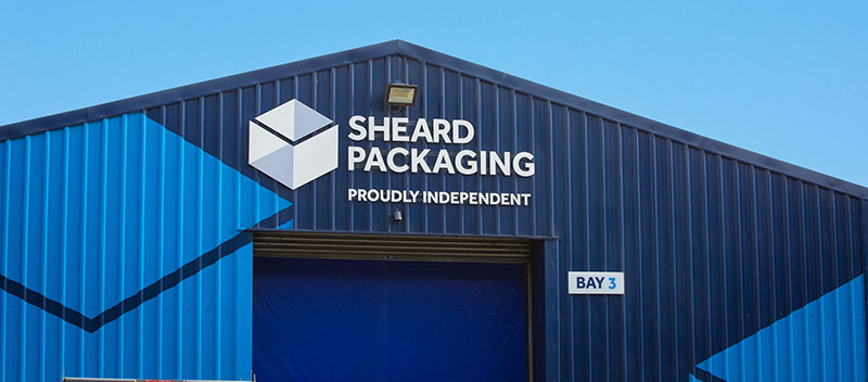 Sheard Packaging HQ and logo
