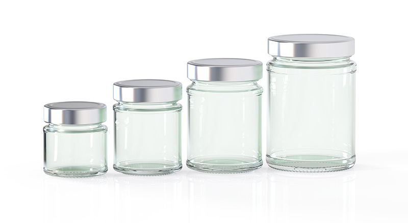 Lightweighted food jars