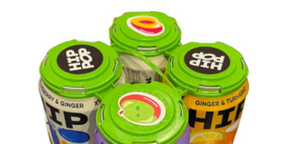 Recycled plastic cans packaging