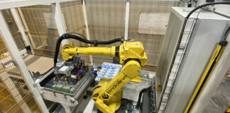 Robotic palletising and conveyor solution