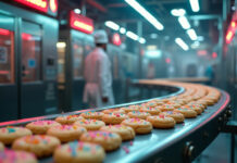 Breaking bottlenecks: software to solve food and beverage’s costly headache A close-up view of cookies on a conveyor belt