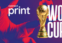 Banner for World Cup themed strategy day for print businesses