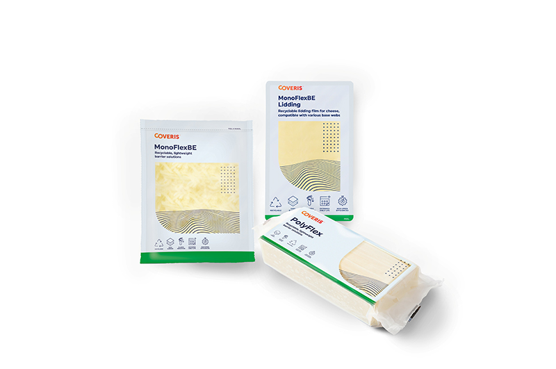 Coveris' recyclable cheese packaging solutions