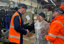 MP Jess Asato visit's Amcor facility