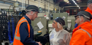 MP Jess Asato visit's Amcor facility