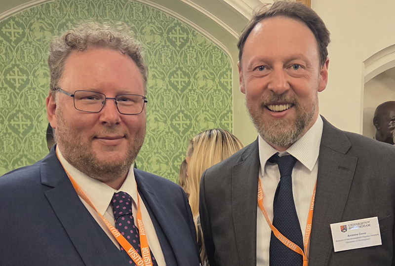 Stuart Foster and Professor Andrew Dove