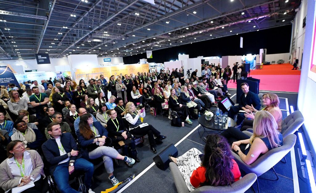 Delegates listening to speakers at London Packaging Week