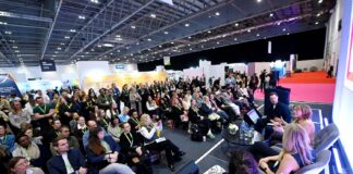 Delegates listening to speakers at London Packaging Week
