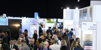 Busy aisles at London Packaging Week