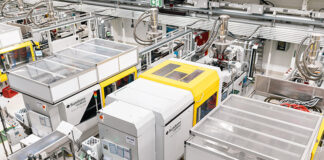 PAC-E machine being tested in a production setting