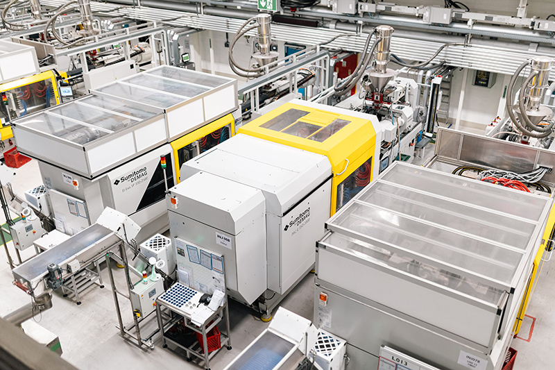 PAC-E machine being tested in a production setting