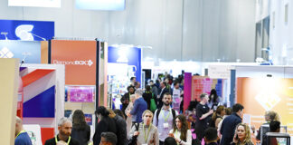 Busy aisles at London Packaging Week