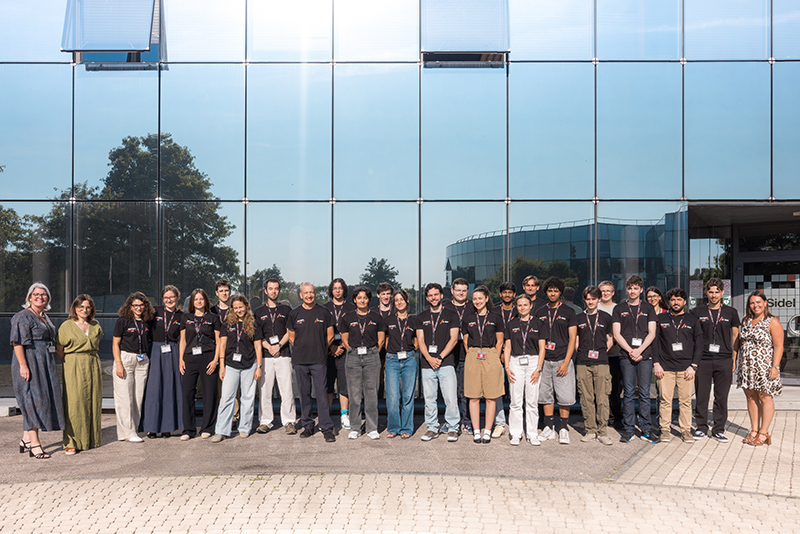 Students at Sidel's NextGen Innovation Lab