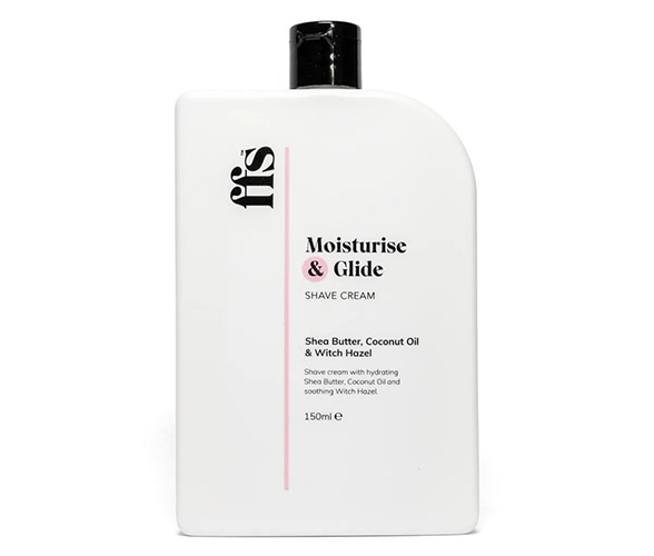 Shave cream in refillable packaging