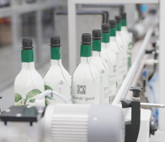New agreement marks major milestone for paper bottle innovation Paper bottles on production line