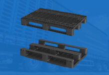 Lightweight plastic pallets