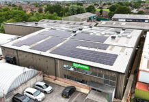 Polyformes factory with solar panels on roof