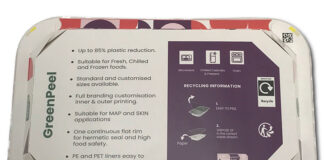 GreenPeel fibre-based food tray