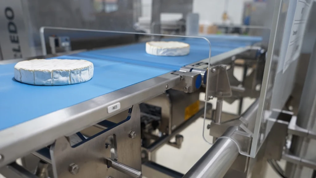 Cheese checkweigher