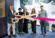 Antalis opens new Smart Packaging Centre Ribbon being cut at Antalis' Smart Packaging Centre