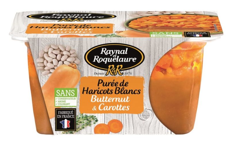 A modern pack for cooked vegetables