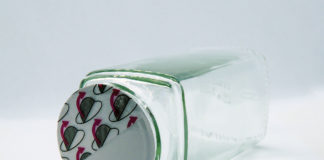 Sealed glass container