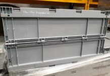 Pallet specialist provides plastic boxes to help with charity food supplies