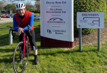 Denny Bros MD gets on his bike for charity
