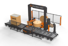 New machine unveiled for paper pallet wrapping