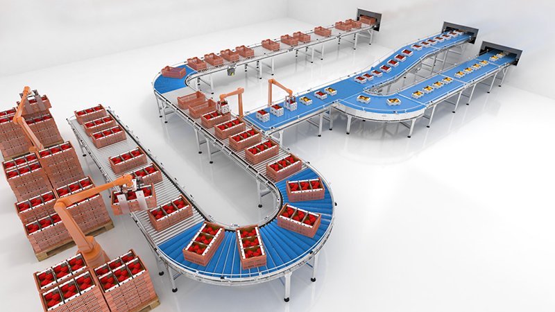 Interroll Special Hygienic Conveyor
