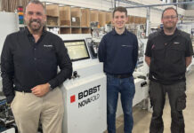 Edinburgh packaging manufacturer looks to corner the folding carton market Thomson Print & Packaging BOBST NOVAFOLD 110