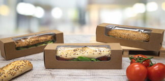 Colpac kraft baguette box