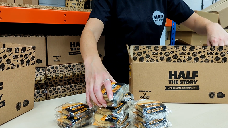 Corrugated boxes for biscuit packaging