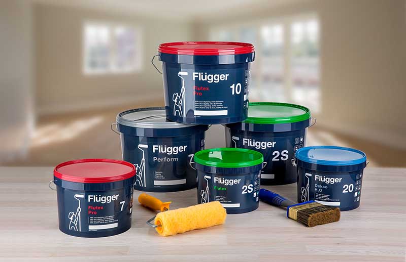 Paint container with 50% PCR plastic