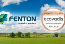 Fenton Packaging Solutions earns sustainability recognition Fenton Packaging Solutions EcoVadis rating