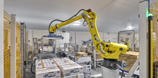 Robotic palletising system