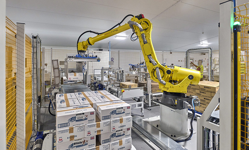 Robotic palletising system
