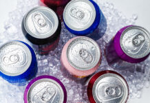 Cans in metal packaging