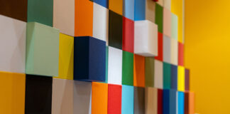 Range of different coloured papers