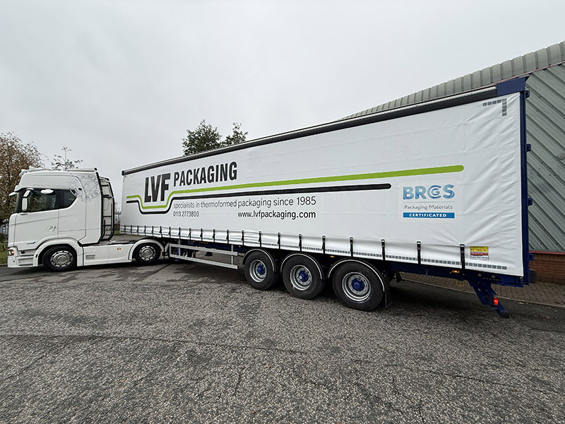LVF Packaging truck