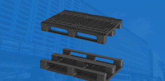 Lightweight plastic pallets